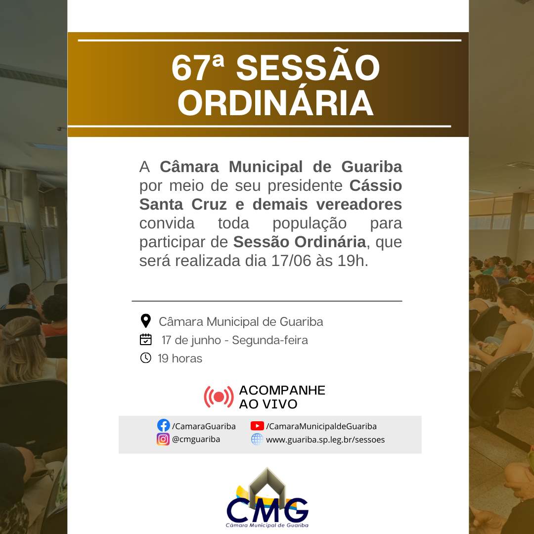 67ª Sessão Ordinária