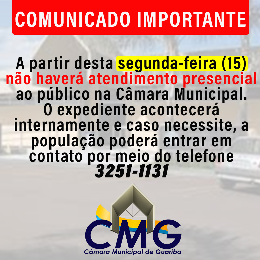 COMUNICADO IMPORTANTE