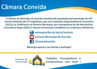 Convite 18ª Sessão Ordinária